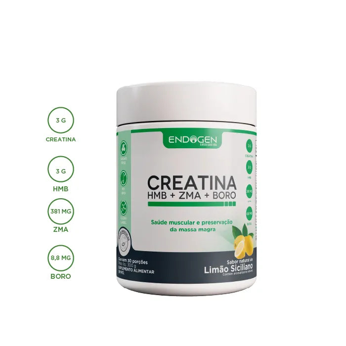 Boro HMB Creatine Endogen – Força Muscular, Massa Magra e Saúde Óssea com Creatina, HMB e Boro 💪🦴⚡