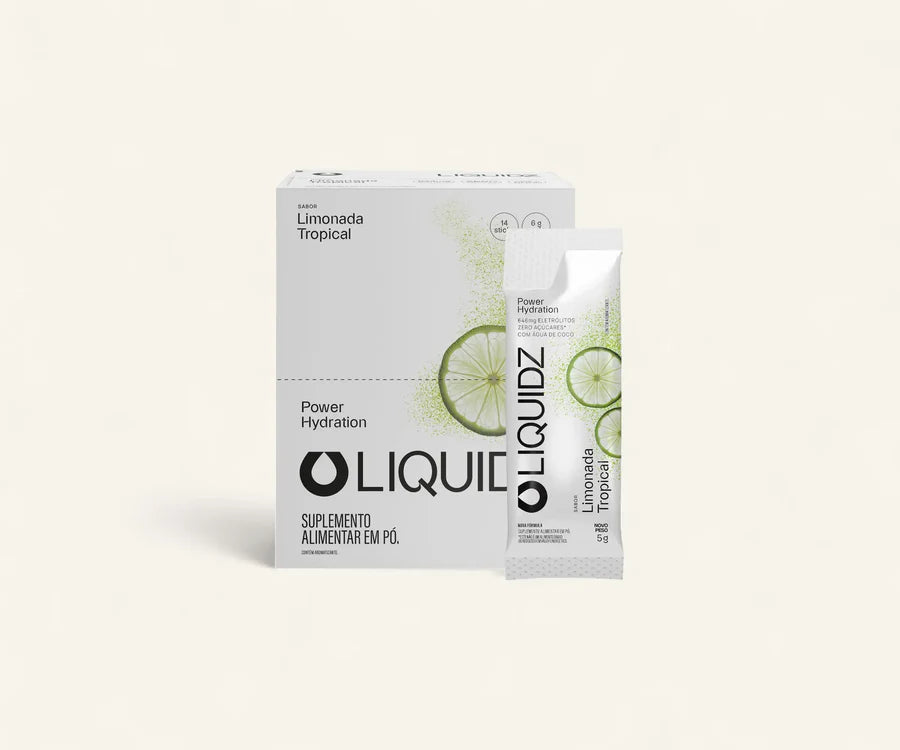 Eletrólitos Zero Açúcares - Display com 14 sachês - Liquidz
