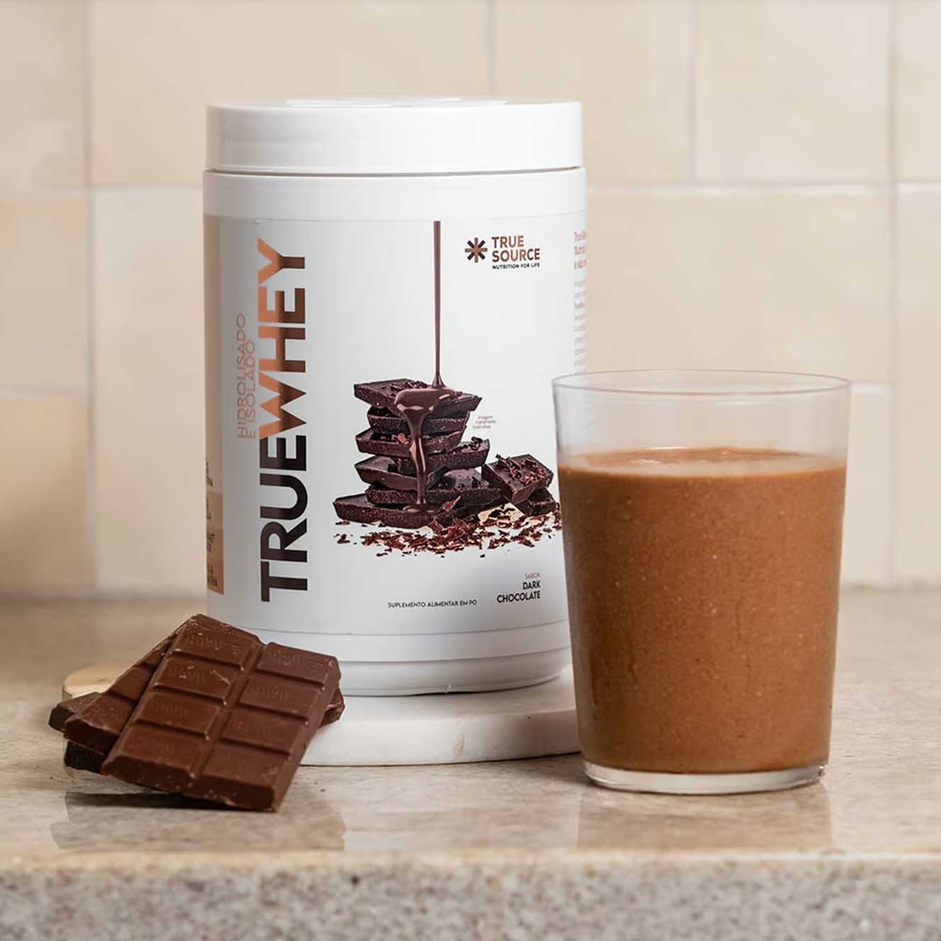 Proteína - True Whey Protein Isolado e Hidrolisado - True Source