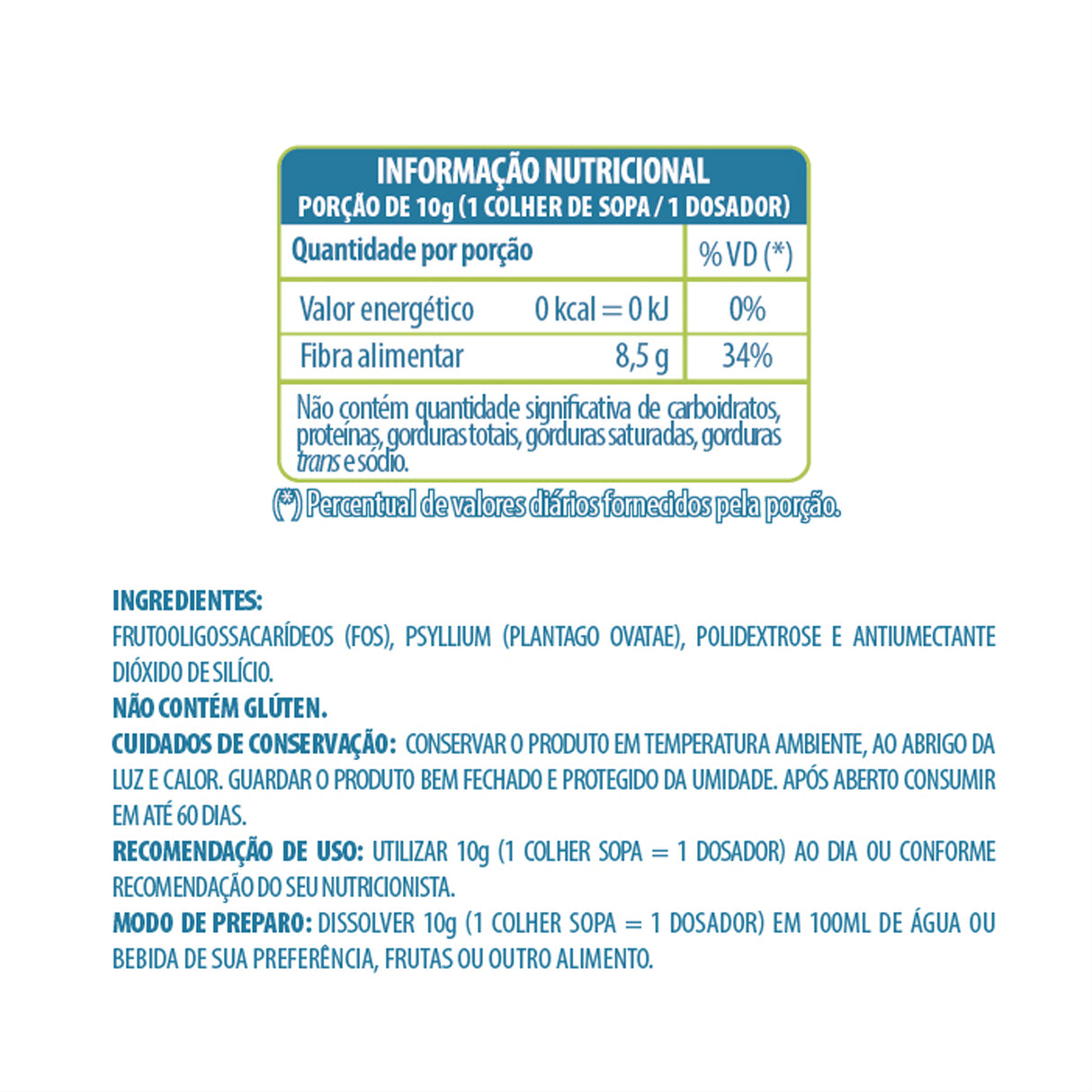 Fibra Alimentar - Belt Fiber Prebiótico - BELT NUTRITION