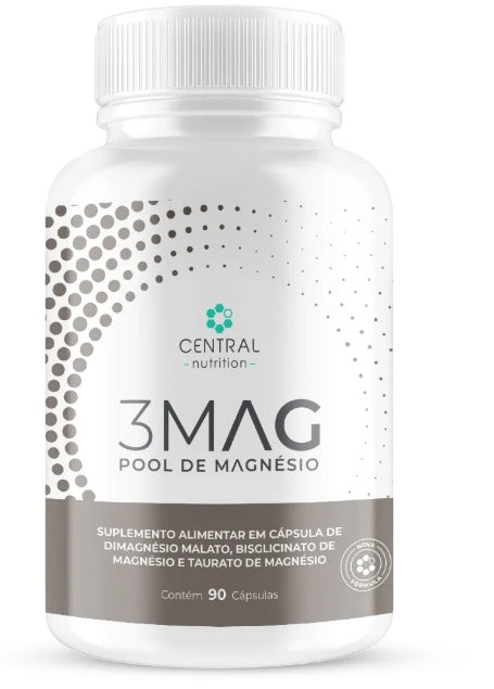 Magnésio - 3MAG Pool de Magnésio - CENTRAL NUTRITION