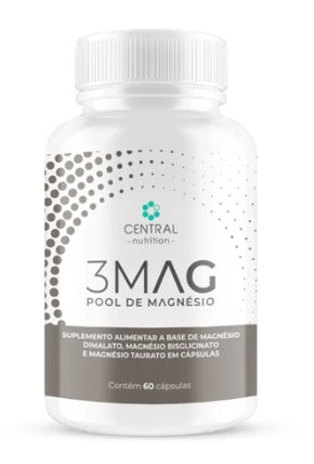 Magnésio - 3MAG Pool de Magnésio - CENTRAL NUTRITION