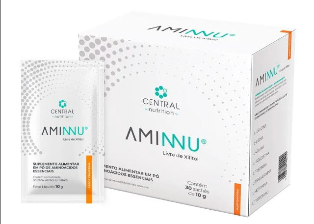AMINNU LIVRE DE XILITOL 30 SACHES - CENTRAL NUTRITION