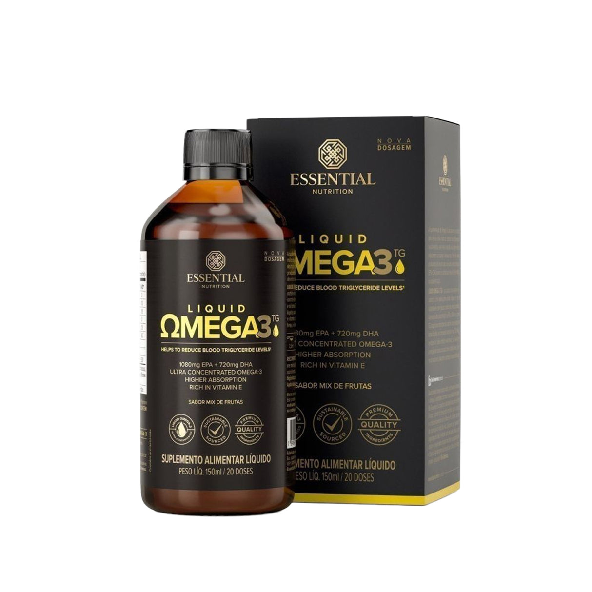 Ômega 3 - Liquid Super Omega-3 TG - ESSENTIAL