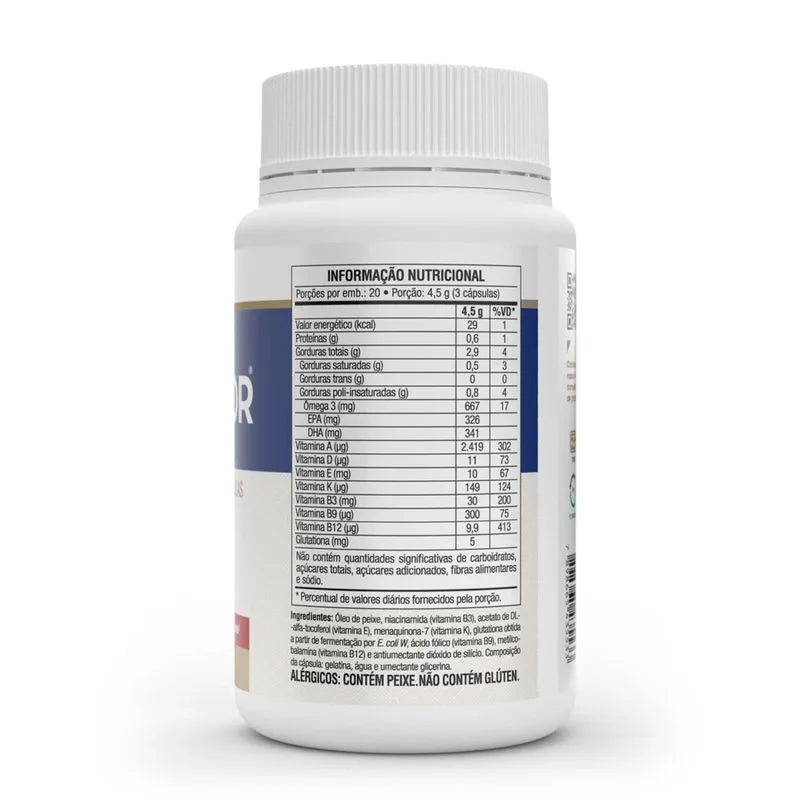 Omega 3 - Omegafor Vitamins - 60 caps - Vitafor
