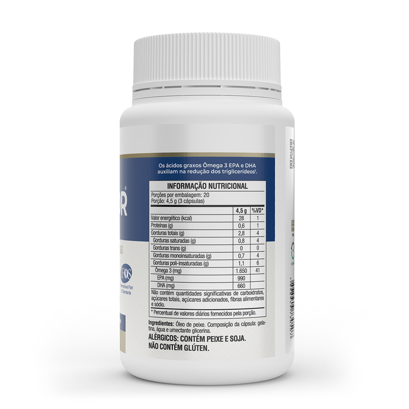 Omega 3 - Omegafor Plus - 60 cap - Vitafor