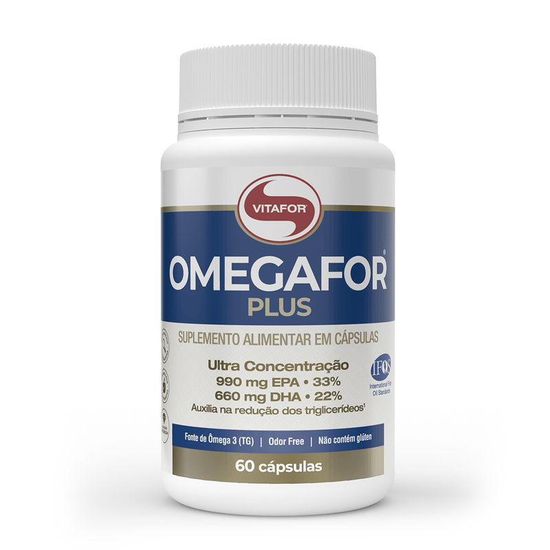 Omega 3 - Omegafor Plus - 60 cap - Vitafor