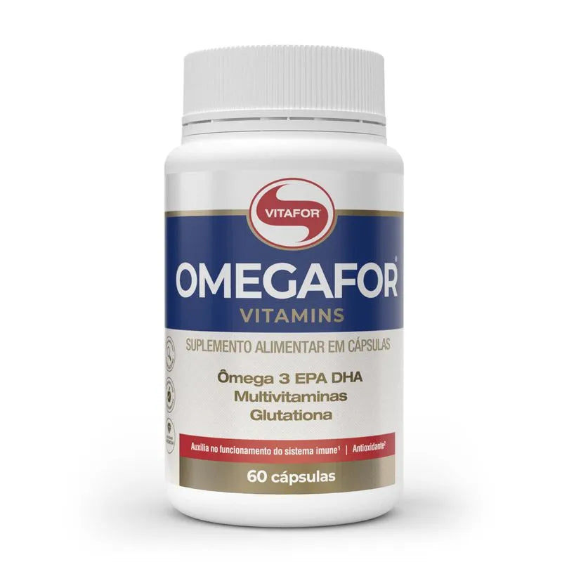 Omega 3 - Omegafor Vitamins - 60 caps - Vitafor