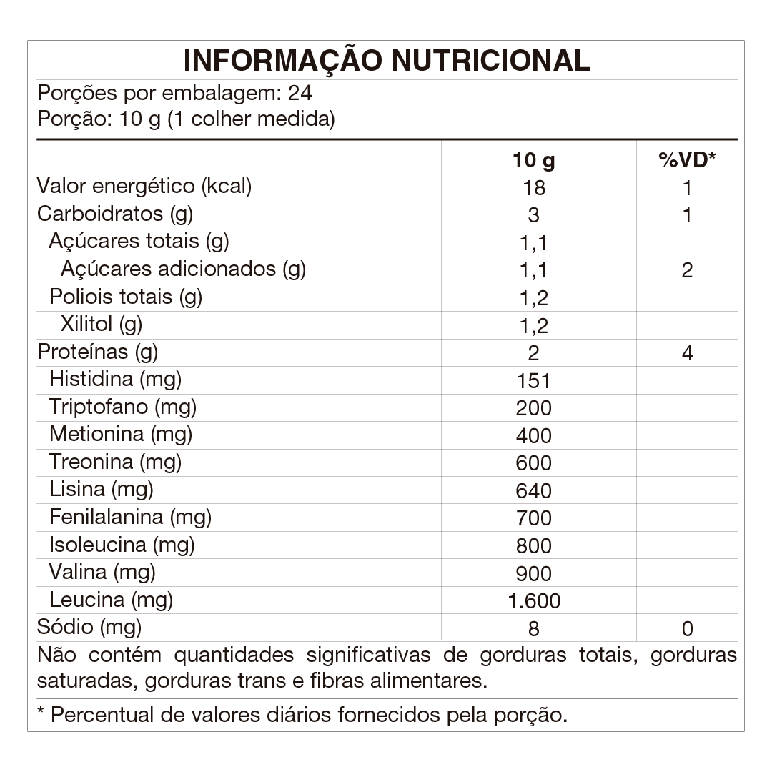 Aminoácido - Aminovita - 30 sachês 10g - Vitafor - HOTBODY