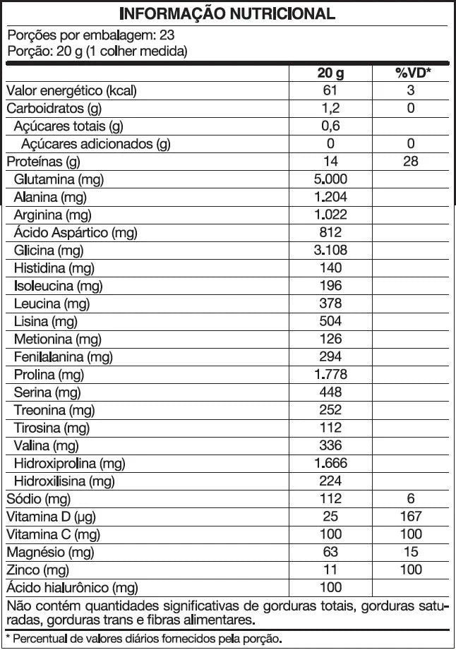 Colágeno com Proteína - Colagentek Protein - Bodybalance - 460g - Vitafor - HOTBODY