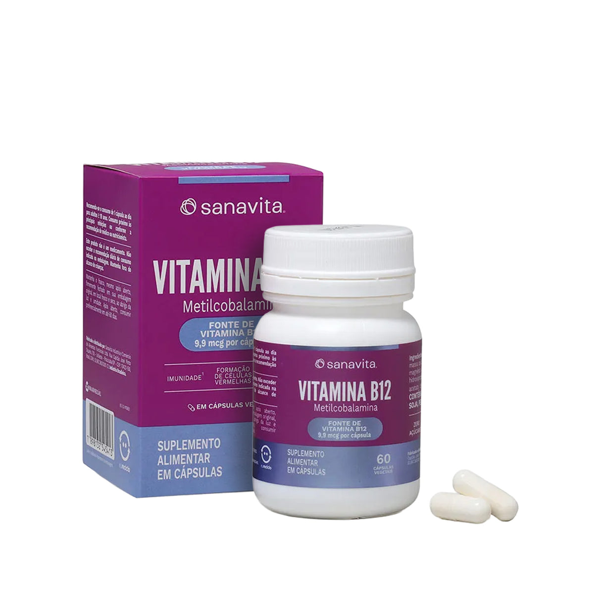 Vitamina B12 em Cápsulas - SANAVITA
