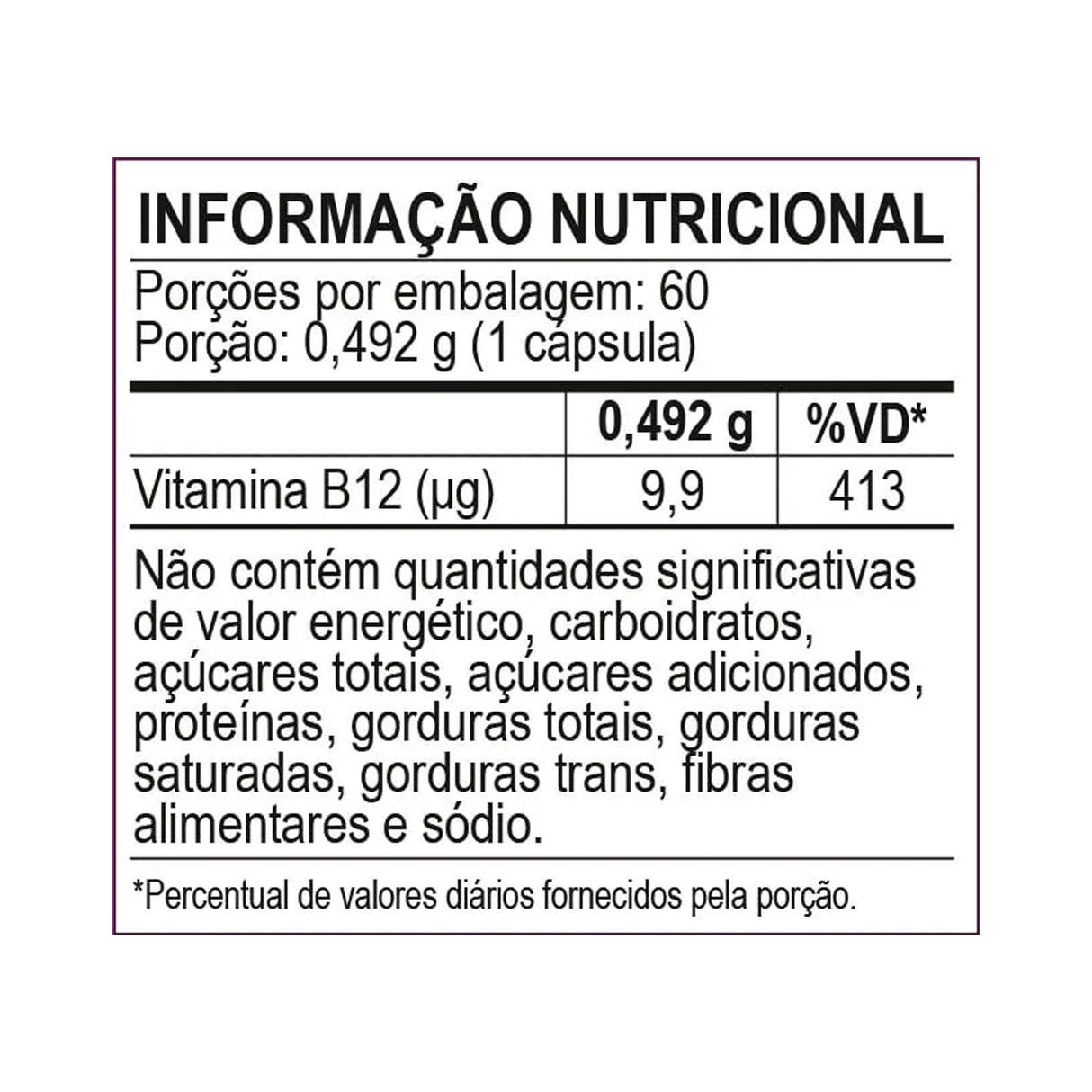 Vitamina B12 em Cápsulas - SANAVITA