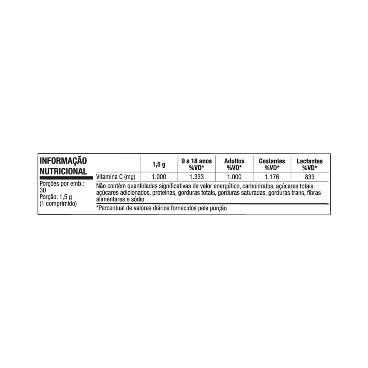 Vitamina C 1g - EQUALIV