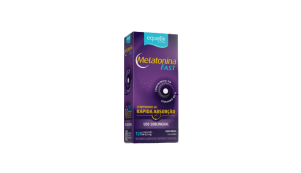 Equaliv Melatonina 0,21mg 120 Comprimidos Menta