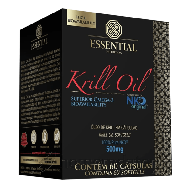 Krill Oil 60 Cápsulas de 500mg Essential Nutrition