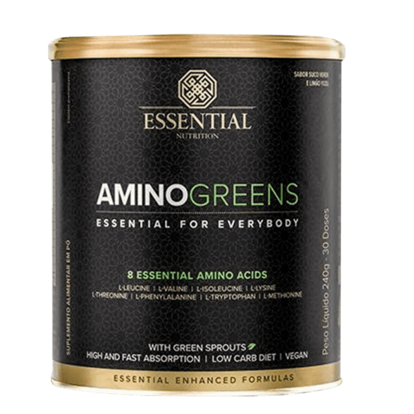 Amino Greens Lata 261g/30Ds Essential