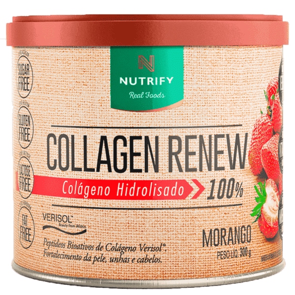 Collagen Renew Morango 300g Nutrify