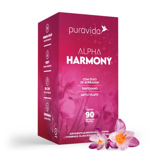 Alpha Harmony com 90 Caps Puravida