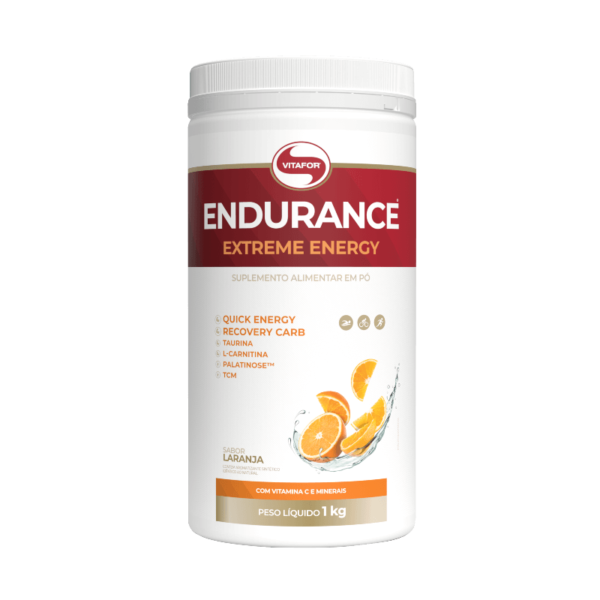 Endurance Extreme Energy Pote 1000g Laranja Vitafor