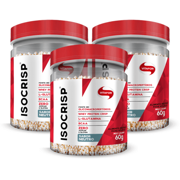 Isocrisp Neutro 60g Vitafor 3 Unid