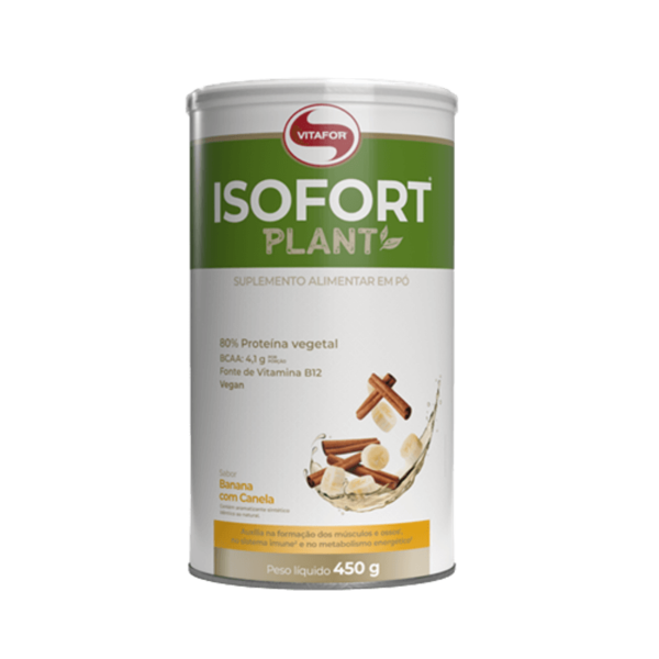 Isofort Plant 450g Banana com Canela Vitafor