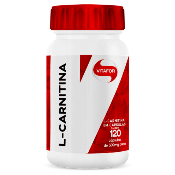 L-Carnitina Antioxidante 120 Cápsulas Soft Gel de 530mg Vitafor