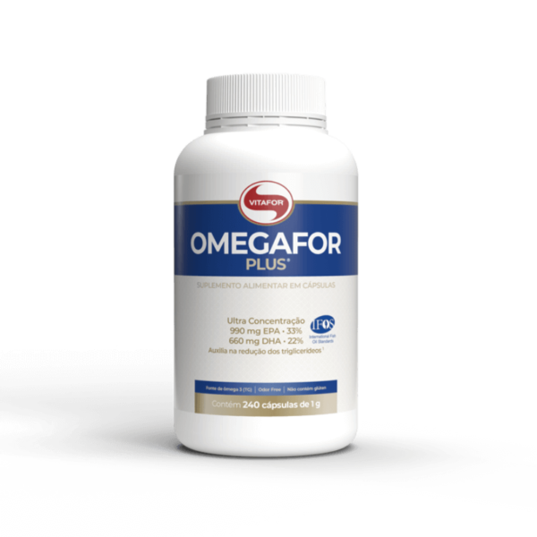 Ômegafor Plus 240 Caps Soft Gel 1000 mg Vitafor